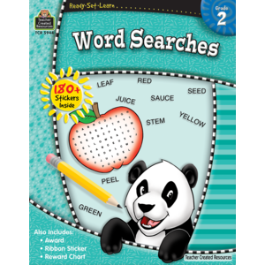 TCR5944 Ready-Set-Learn: Word Searches Grade 2 Image