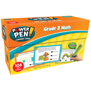 TCR6013 Power Pen Learning Cards: Math Grade 3 Image