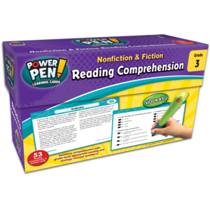 TCR6198 Power Pen Learning Cards: Reading Comprehension Grade 3 Image