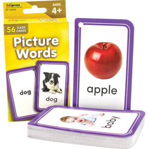 TCR62042 Picture Words Flash Cards Image