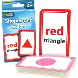 TCR62051 Shapes and Colors Flash Cards Image