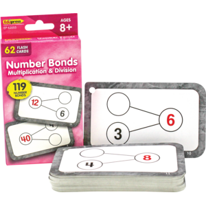TCR62055 Number Bonds Flash Cards - Multiplication and Division Image
