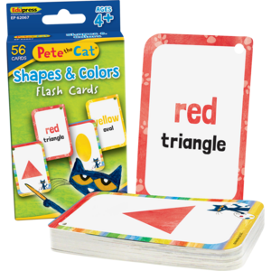 TCR62067 Pete the Cat® Shapes & Colors Flash Cards Image