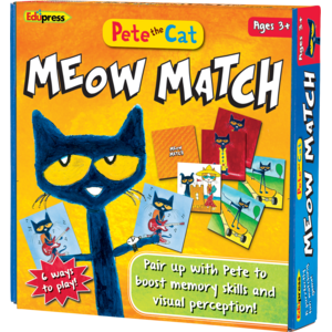 TCR62075 Pete the Cat Meow Match Game Image