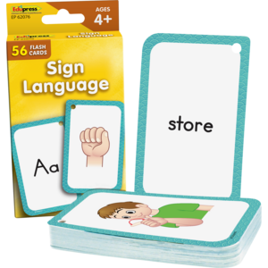 TCR62076 Sign Language Flash Cards Image