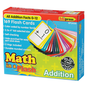 TCR62430 Math in a Flash Cards: Addition Image
