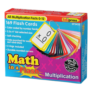 TCR62432 Math in a Flash Cards: Multiplication Image