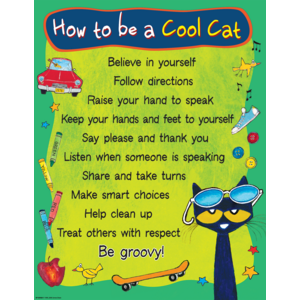 TCR63928 Pete the Cat How To Be A Cool Cat Chart Image