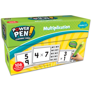 TCR6459 Power Pen Learning Cards: Multiplication Image