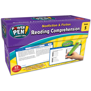 TCR6468 Power Pen Learning Cards: Reading Comprehension Grade 5 Image