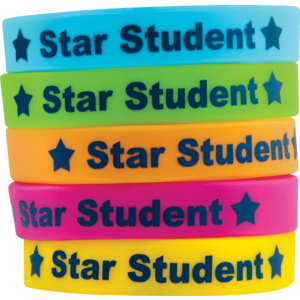 TCR6548 Star Student Wristbands Image