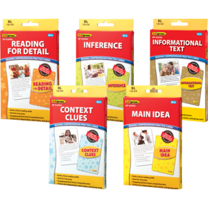 Reading Comprehension Cards 5-Pack Grades 1-2 - TCR68417 | Teacher ...