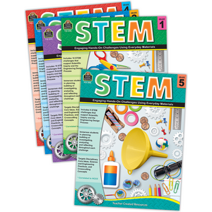 TCR6898 STEM: Engaging Hands-On Activities Set Grades 1-5 Image