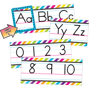 TCR6923 Brights 4Ever Alphabet Line Bulletin Board Image