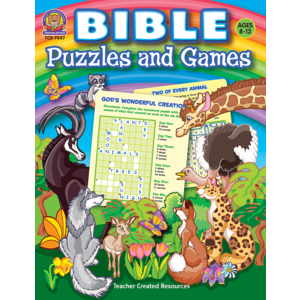 TCR7047 Bible Puzzles and Games Image