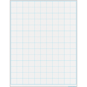 TCR7115 Graphing Grid 1½ Inch Squares Write-On/Wipe-Off Chart Image