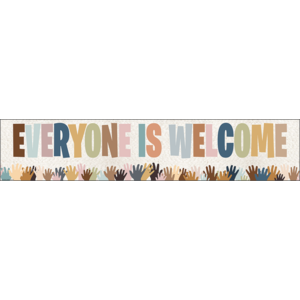 TCR7131 Everyone is Welcome Helping Hands Banner Image