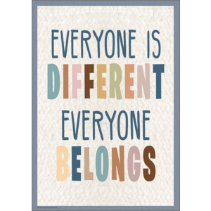 TCR7142 Everyone is Different, Everyone Belongs Positive Poster Image