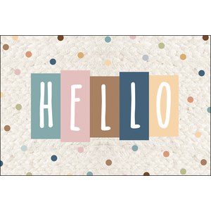 TCR7151 Everyone is Welcome Hello Postcards Image