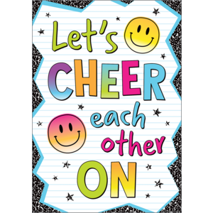 TCR7466 Let’s Cheer Each Other On Positive Poster Image