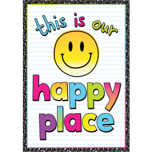 TCR7468 Happy Place Positive Poster Image
