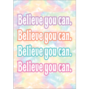 TCR7478 Believe You Can Positive Poster Image