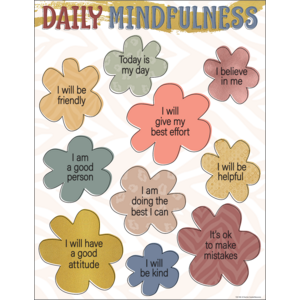 TCR7483 Wonderfully Wild Daily Mindfulness Chart Image