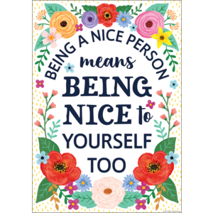 TCR7487 Being a Nice Person Positive Poster Image