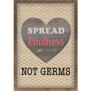 TCR7511 Spread Kindness Not Germs Positive Poster Image