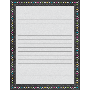 TCR7532 Chalkboard Brights Lined Chart Image