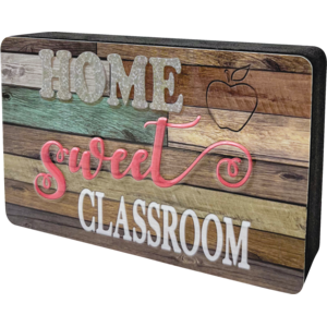 TCR77008 Home Sweet Classroom Magnetic Whiteboard Eraser Image