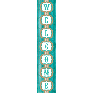 TCR77197 Shabby Chic Welcome Banner Image