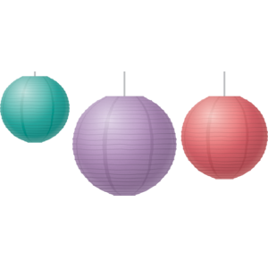 TCR77231 Shabby Chic Paper Lanterns Image