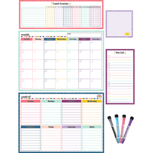 TCR77403 Oh Happy Day Dry-Erase Magnetic Calendar Set Image