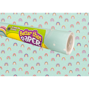 TCR77900 Oh Happy Day Rainbows Better Than Paper Bulletin Board Roll Image