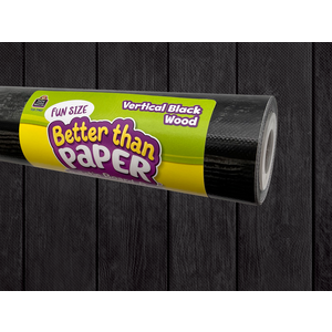 TCR77907 Fun Size Vertical Black Wood Better Than Paper Bulletin Board Roll Image