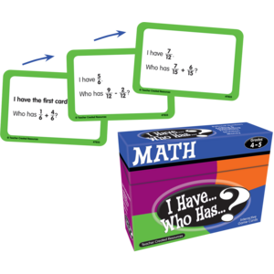 TCR7833 I Have, Who Has Math Game Grade 4-5 Image