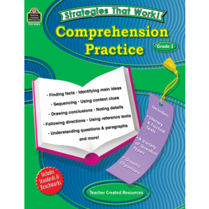 TCR8043 Strategies that Work: Comprehension Practice, Grade 3 Image