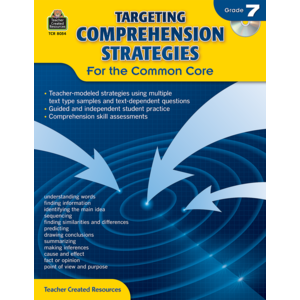 TCR8054 Targeting Comprehension Strategies for the Common Core Grade 7 Image