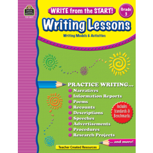 TCR8071 Write from the Start! Writing Lessons Grade 3 Image