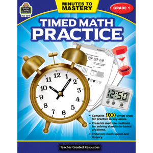 TCR8079 Minutes to Mastery - Timed Math Practice Grade 1 Image