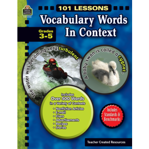 TCR8142 101 Lessons: Vocabulary Words in Context Image