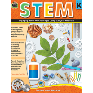 TCR8180 STEM: Engaging Hands-On Challenges Using Everyday Materials Grade K Image