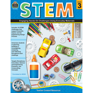 TCR8183 STEM: Engaging Hands-On Challenges Using Everyday Materials Grade 3 Image