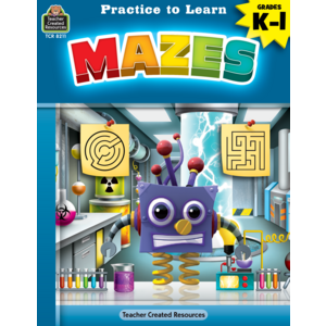 TCR8211 Practice to Learn: Mazes Grades K-1 Image