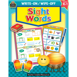 TCR8216 Sight Words Write-On Wipe-Off Book Image