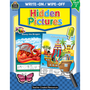 TCR8217 Write-On/Wipe-Off Book: Hidden Pictures Image