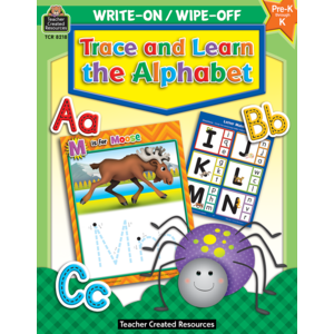 Trace and Learn the Alphabet Write-On Wipe-Off - TCR8218 | Teacher ...