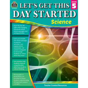 TCR8265 Let's Get This Day Started: Science Gr 5 Image