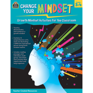 TCR8310 Change Your Mindset: Growth Mindset Activities for the Classroom (Gr. 3-4) Image